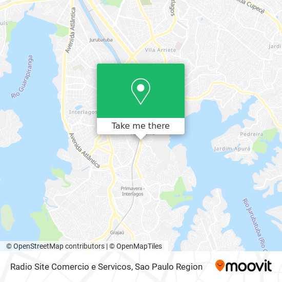 Radio Site Comercio e Servicos map