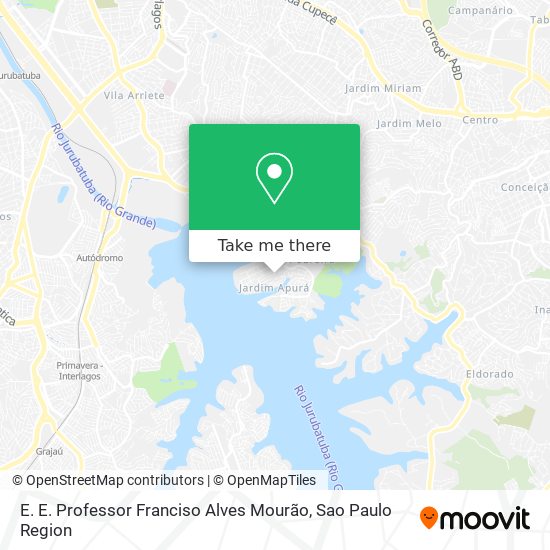 E. E. Professor Franciso Alves Mourão map