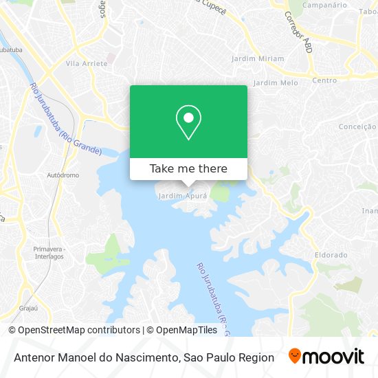 Antenor Manoel do Nascimento map