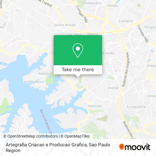 Artegrafia Criacao e Producao Grafica map