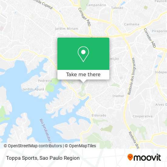Toppa Sports map