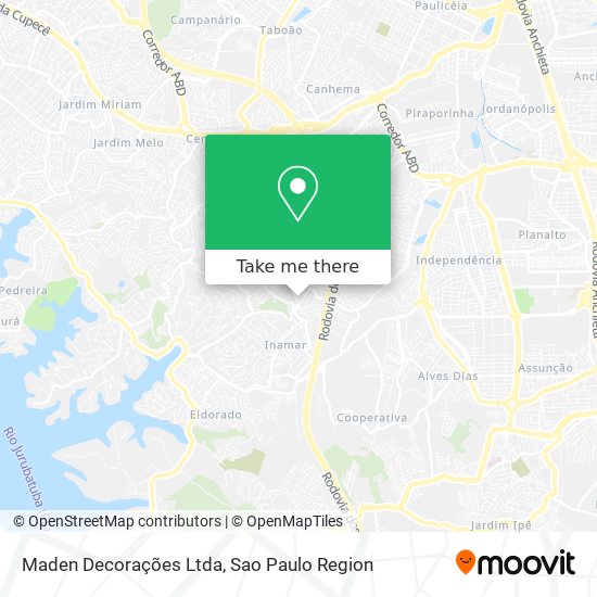 Maden Decorações Ltda map