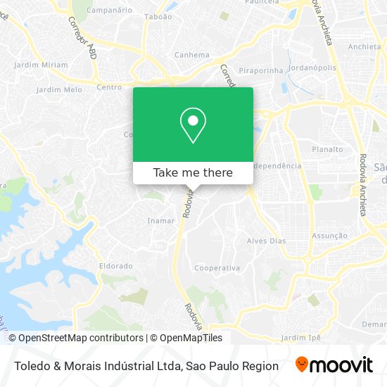 Toledo & Morais Indústrial Ltda map