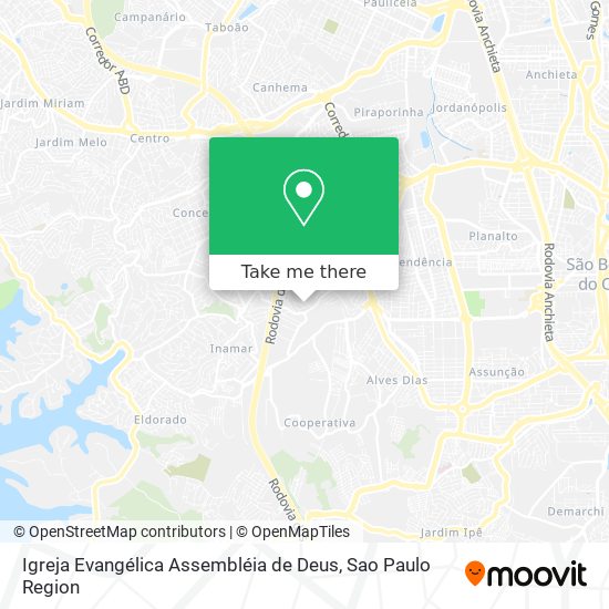 Igreja Evangélica Assembléia de Deus map