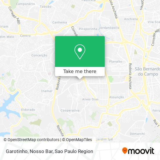 Garotinho, Nosso Bar map