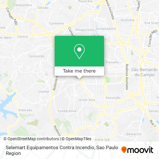 Selemart Equipamentos Contra Incendio map