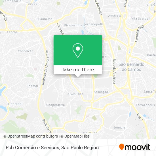 Rcb Comercio e Servicos map