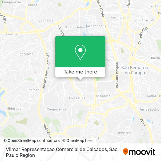 Vilmar Representacao Comercial de Calcados map