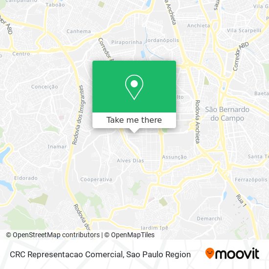 CRC Representacao Comercial map