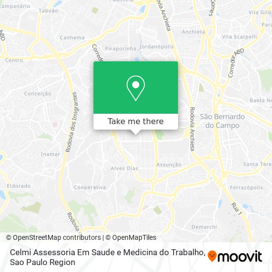 Celmi Assessoria Em Saude e Medicina do Trabalho map