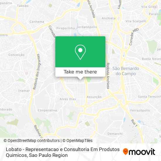 Lobato - Representacao e Consultoria Em Produtos Quimicos map