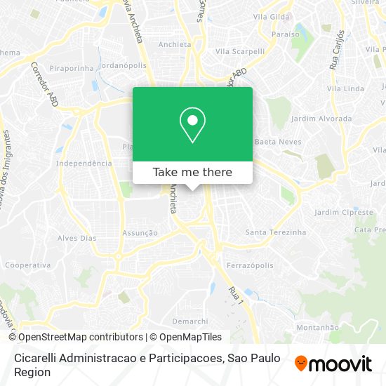 Cicarelli Administracao e Participacoes map