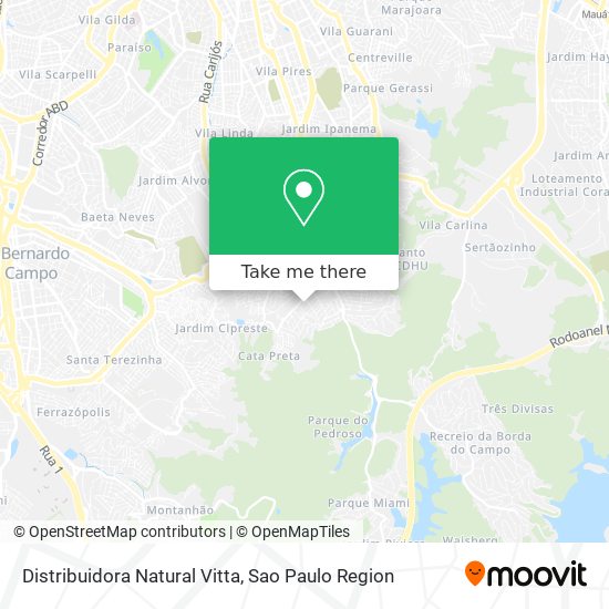 Distribuidora Natural Vitta map