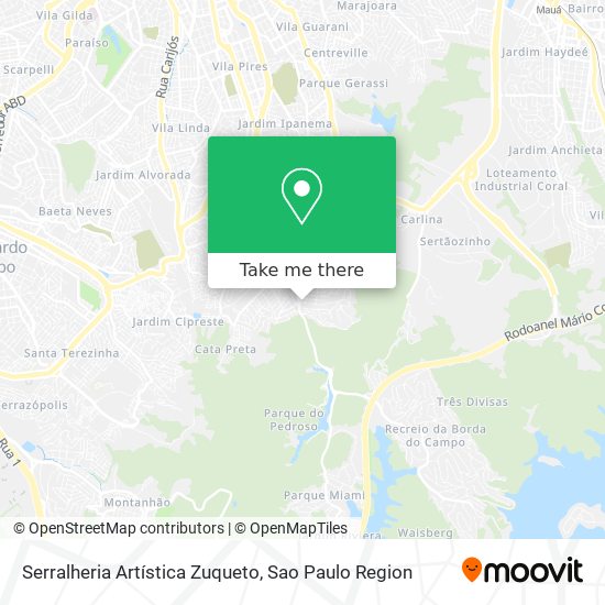 Serralheria Artística Zuqueto map
