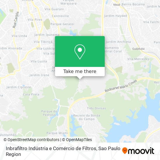 Inbrafiltro Indústria e Comércio de Filtros map