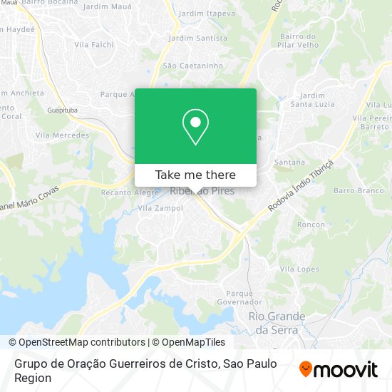 Grupo de Oração Guerreiros de Cristo map