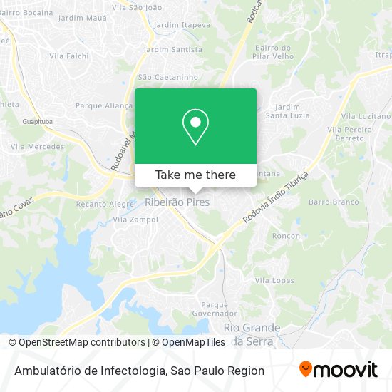 Ambulatório de Infectologia map