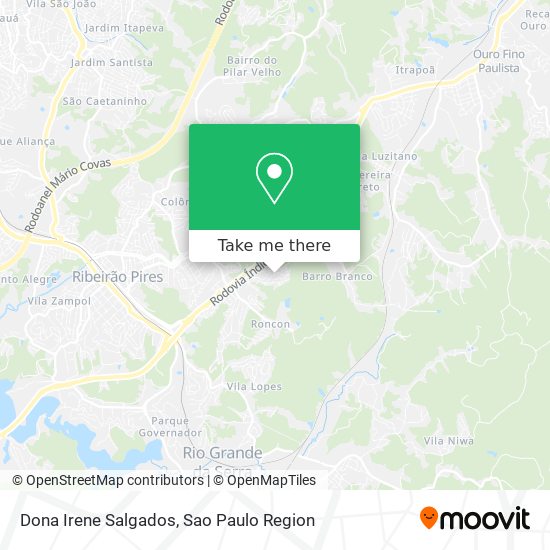 Dona Irene Salgados map