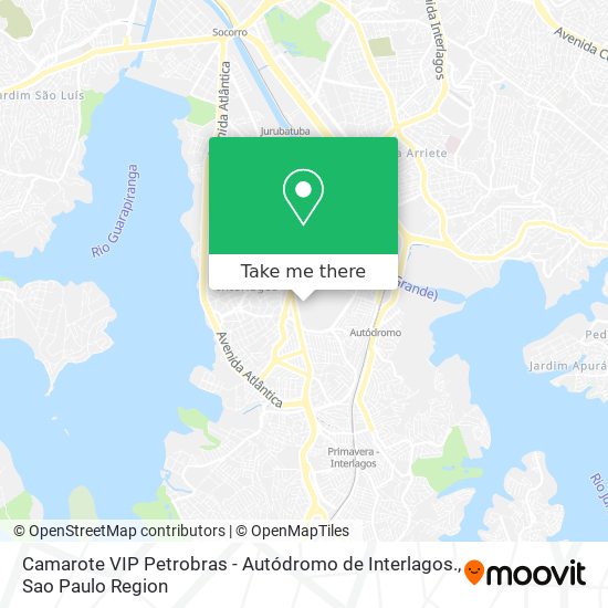 Camarote VIP Petrobras - Autódromo de Interlagos. map