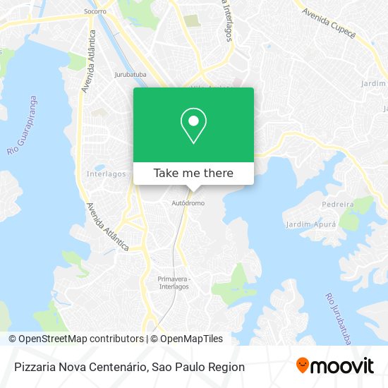 Pizzaria Nova Centenário map