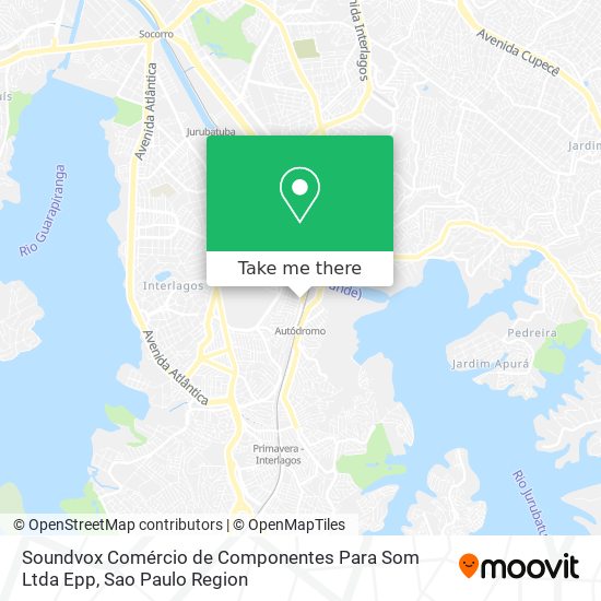 Soundvox Comércio de Componentes Para Som Ltda Epp map