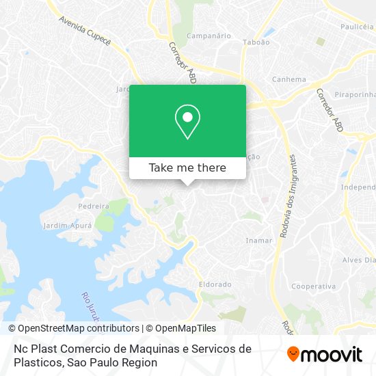 Nc Plast Comercio de Maquinas e Servicos de Plasticos map