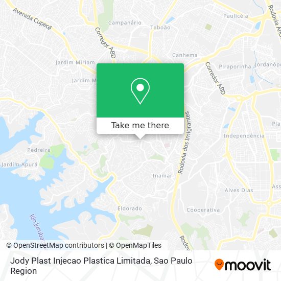 Jody Plast Injecao Plastica Limitada map