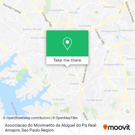 Associacao do Movimento de Aluguel do Pq Real-Amapre map