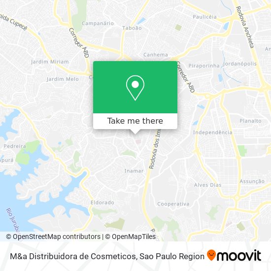 M&a Distribuidora de Cosmeticos map