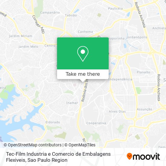 Tec-Film Industria e Comercio de Embalagens Flexiveis map
