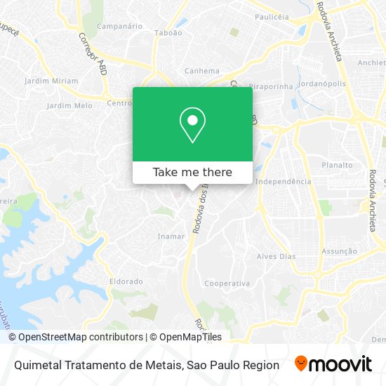 Quimetal Tratamento de Metais map