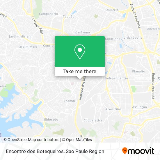 Encontro dos Botequeiros map