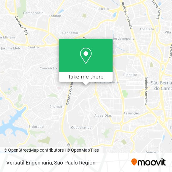Versátil Engenharia map