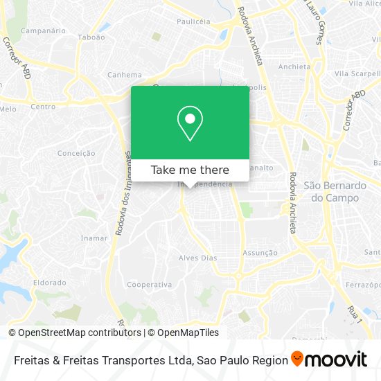 Freitas & Freitas Transportes Ltda map