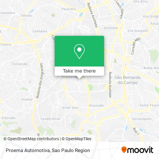 Proema Automotiva map