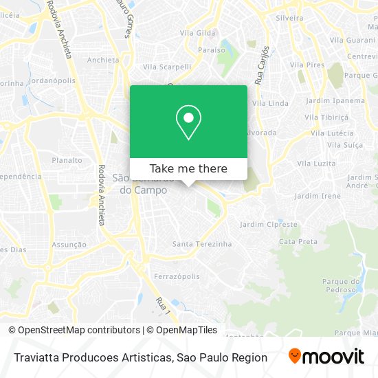 Traviatta Producoes Artisticas map