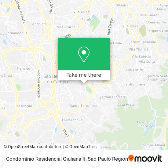 Condomínio Residencial Giuliana II map