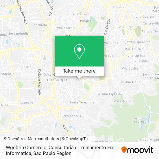 Wgebrin Comercio, Consultoria e Treinamento Em Informatica map