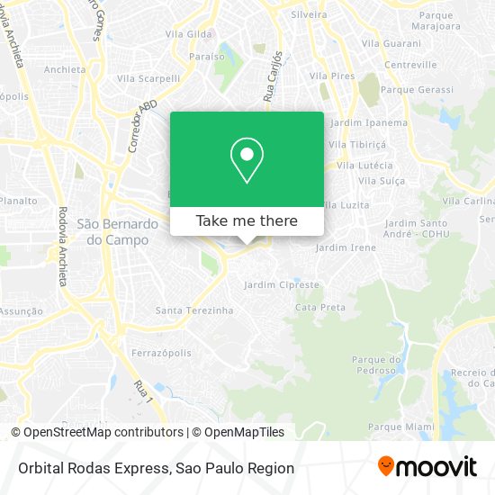 Orbital Rodas Express map