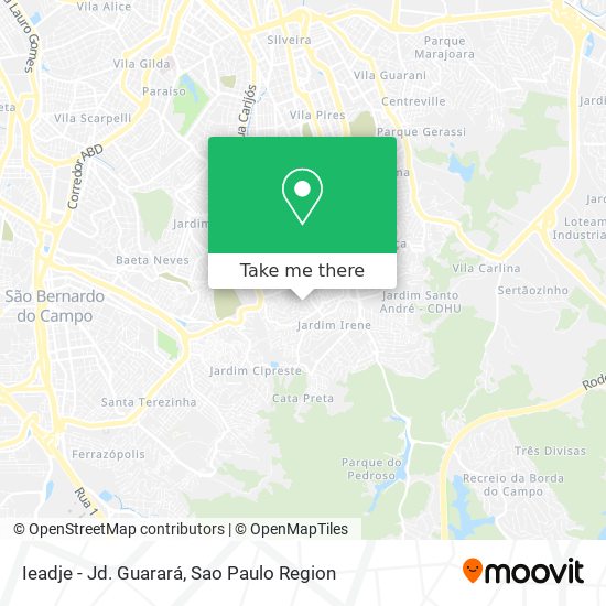 Ieadje - Jd. Guarará map