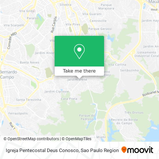 Igreja Pentecostal Deus Conosco map