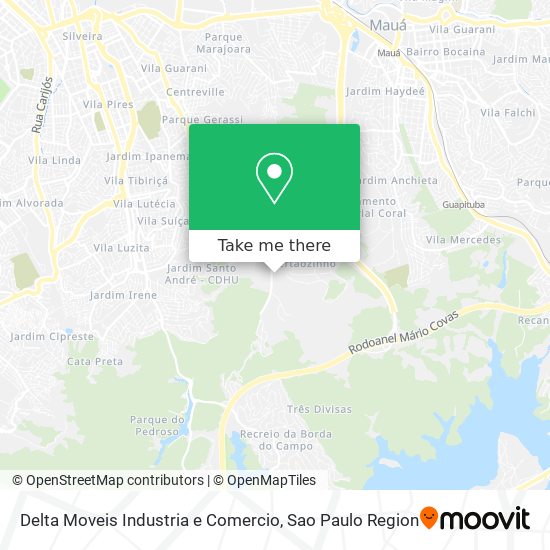Delta Moveis Industria e Comercio map