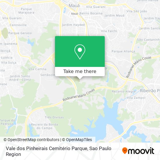 Vale dos Pinheirais Cemitério Parque map