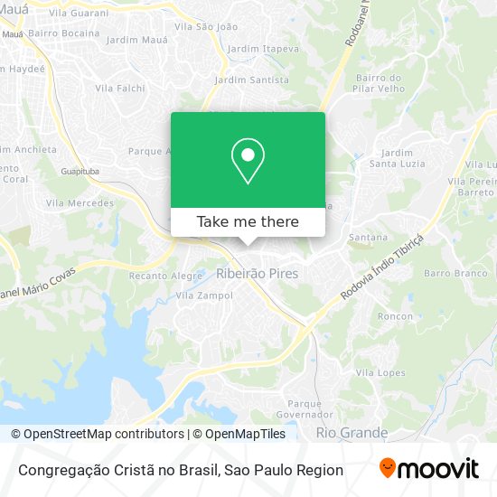 Congregação Cristã no Brasil map