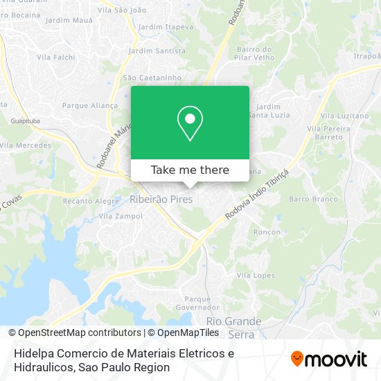 Hidelpa Comercio de Materiais Eletricos e Hidraulicos map