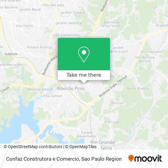 Confaz Construtora e Comercio map