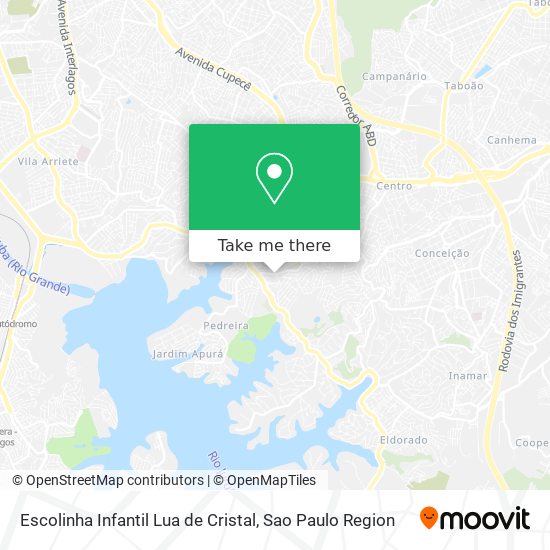 Escolinha Infantil Lua de Cristal map