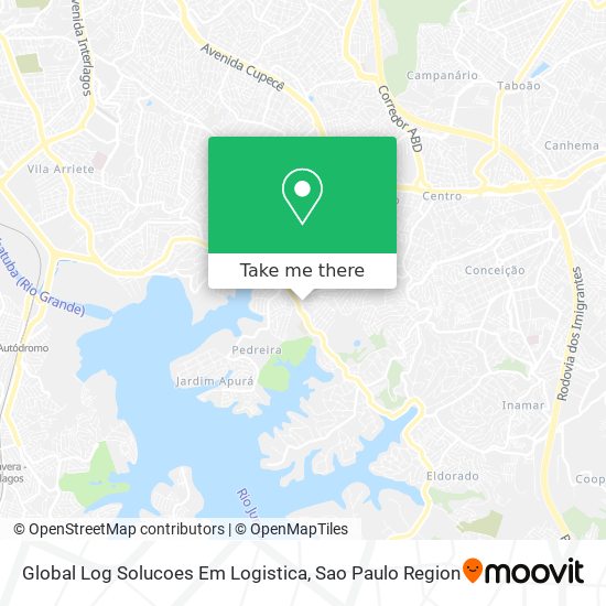 Global Log Solucoes Em Logistica map