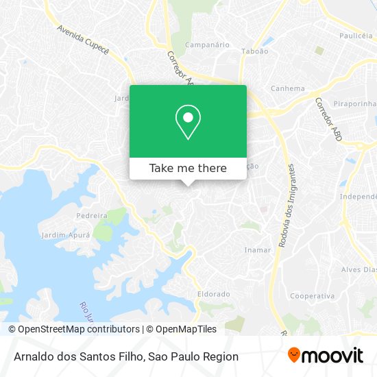 Arnaldo dos Santos Filho map