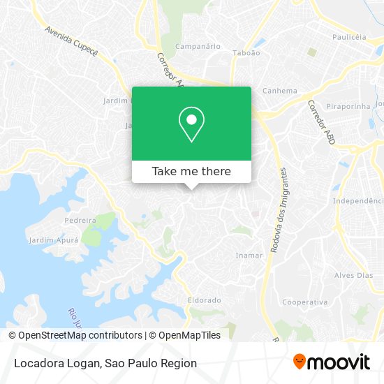 Locadora Logan map